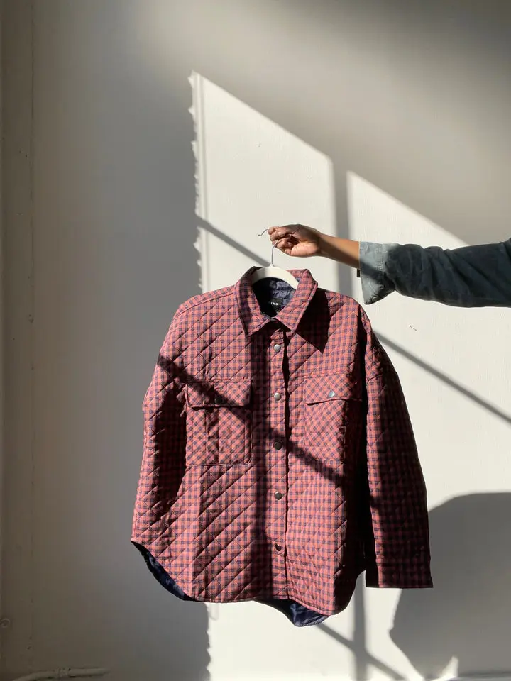 Stacy ￼Quilted Jacket In Rust