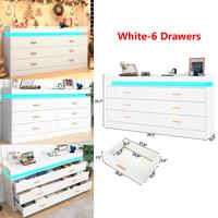 White-6 Drawers