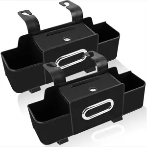 Car Organizers and Storage Box Multifunctional Car Seat Back Storage Box with Tissue Holder 2 Cup Holders & Bags Hooks Back Seat Car Organizer for Family and Travel Usable on Both Driver SidesEverlanelnspired17