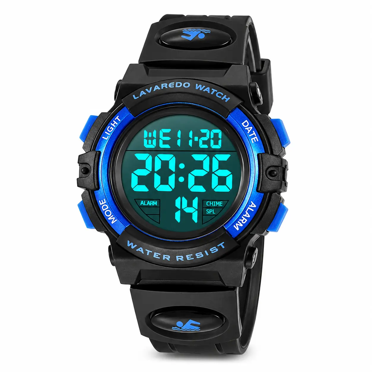 Kids Watch,Boys Watch for 3-15 Year Old Boys,Digital Sport Outdoor Multifunctional Chronograph LED 50 M Waterproof Alarm Calendar Analog Watch for Children with Silicone Band,Kids Gift