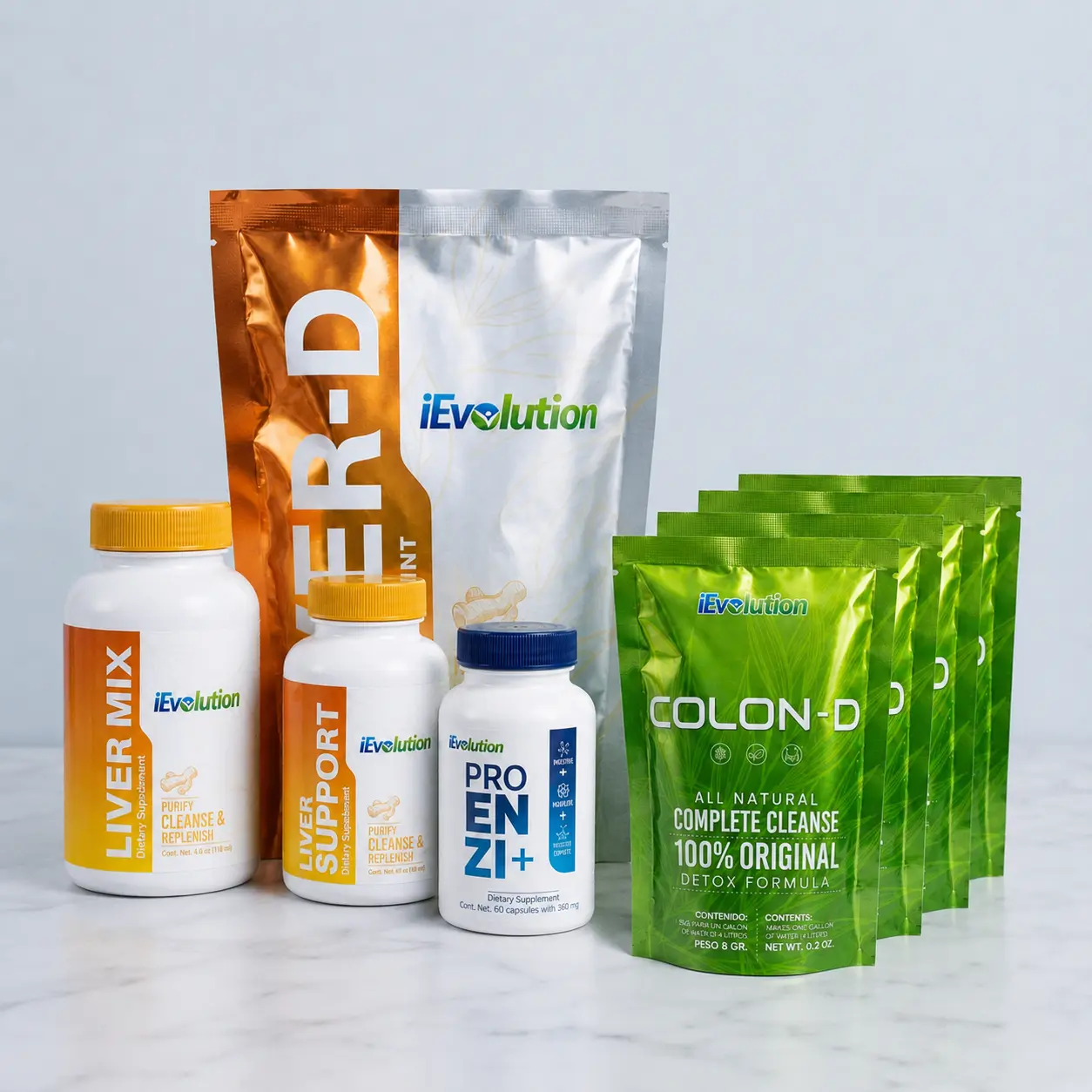21-Day Detox, Cleanse — Colon, Liver, and Gallbladder Cleanse with Digestive Enzymes