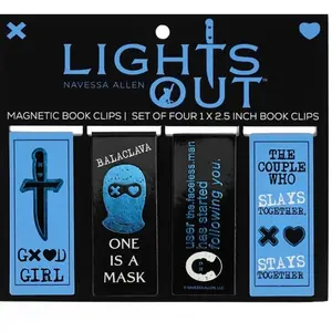 Navessa Allens Lights Out magnet book markers