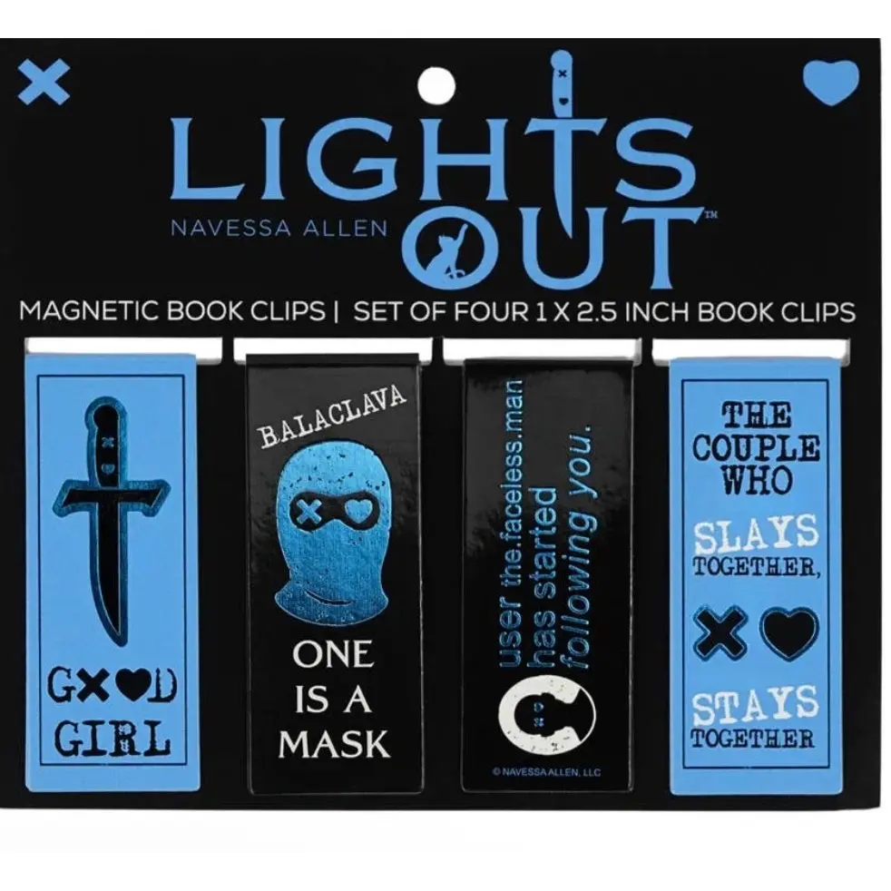 Navessa Allens Lights Out magnet book markers