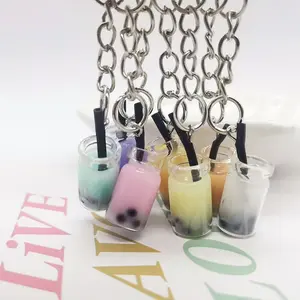 Mini Boba Tea Keychain - Adorable Design
