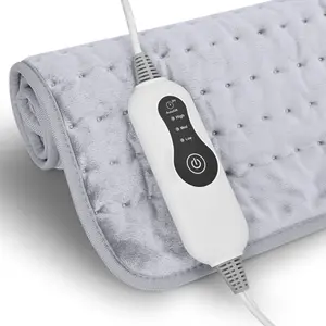 Back , Electric Blanket, Winter Essential Rapid Heating, Flannel Fabric, Skin-Friendly Material Safety Features: Auto Shut-Off, Three Heat Settings, Overheat Protection Machine Washable, Tumble Dry Safe Shipped from Local Warehouse Fleece with Massage Tab