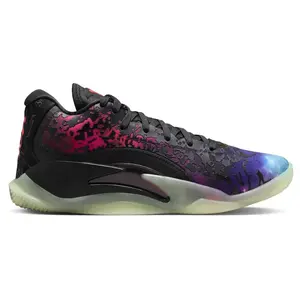 Jordan Zion 3 Black Vivid Purple Barely Volt Solar Red (GS) (kids) by StockX
