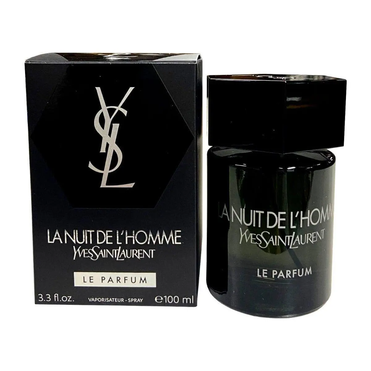 Yves Saint Laurent La Nuit de L'Homme Le Parfum Men's EDP Spray - 3.3 fl oz Bergamot Mix, New in Box, Aromatic Woody Fragrances, EDP Liquid Colognes, Vanilla Scents, Signature Scent, Strong Masculine Citrus Notes, Citrus-Spice, Woody-Aromas, Aesthetic Men