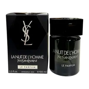 Yves Saint Laurent La Nuit de L'Homme Le Parfum Men's EDP Spray Bottle - 3.3 fl oz Bergamot Blend, New in Box, EDP Fragrances, Spicy Woody Cologne, Strong Masculine Citrus Men's Fragrance