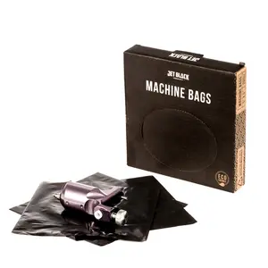 Jet Black Supply - Eco-Friendly Machine Bags - 5x5" (Pack of 200)