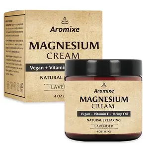 Magnesium Cream 4oz- Lavender Scent, Promotes Sleep, Soothes Sore Muscles, Relieves Leg Cramps magnesium cream