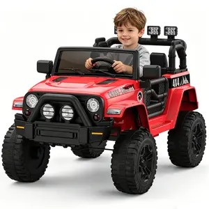 Garvee 12V Licensed Kids Electric Vehicle Toy Ride On Car with LED Headlights, Parent Remote Control for Toddlers, Seat Harness, 65 lb Weight Capacity, Spring Suspension, 3.7 MPH Max Speed for Toddlers Boys Girls
