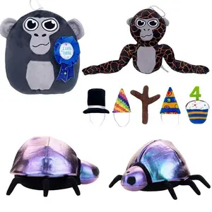 NEW Gorilla Tag Monke Doughboi Plush Doug The Bug Plushie Cute Cartoon Game Tagged Monke Stuffed Pillow Doll Party Toy Kids Gift
