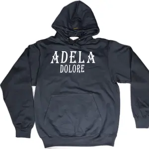 ADELA and DOLORE Luxury black hoodie