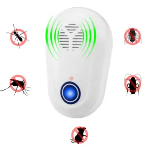 Ultrasonic Pest Repeller Device, Variable Frequency Ultrasonic Pest Control, Indoor Use, Effective Mosquito & Insect Deterrent