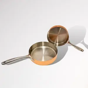 BergHoff Copper Tri-Ply 6pc Large Sized Set, Non- Hammered