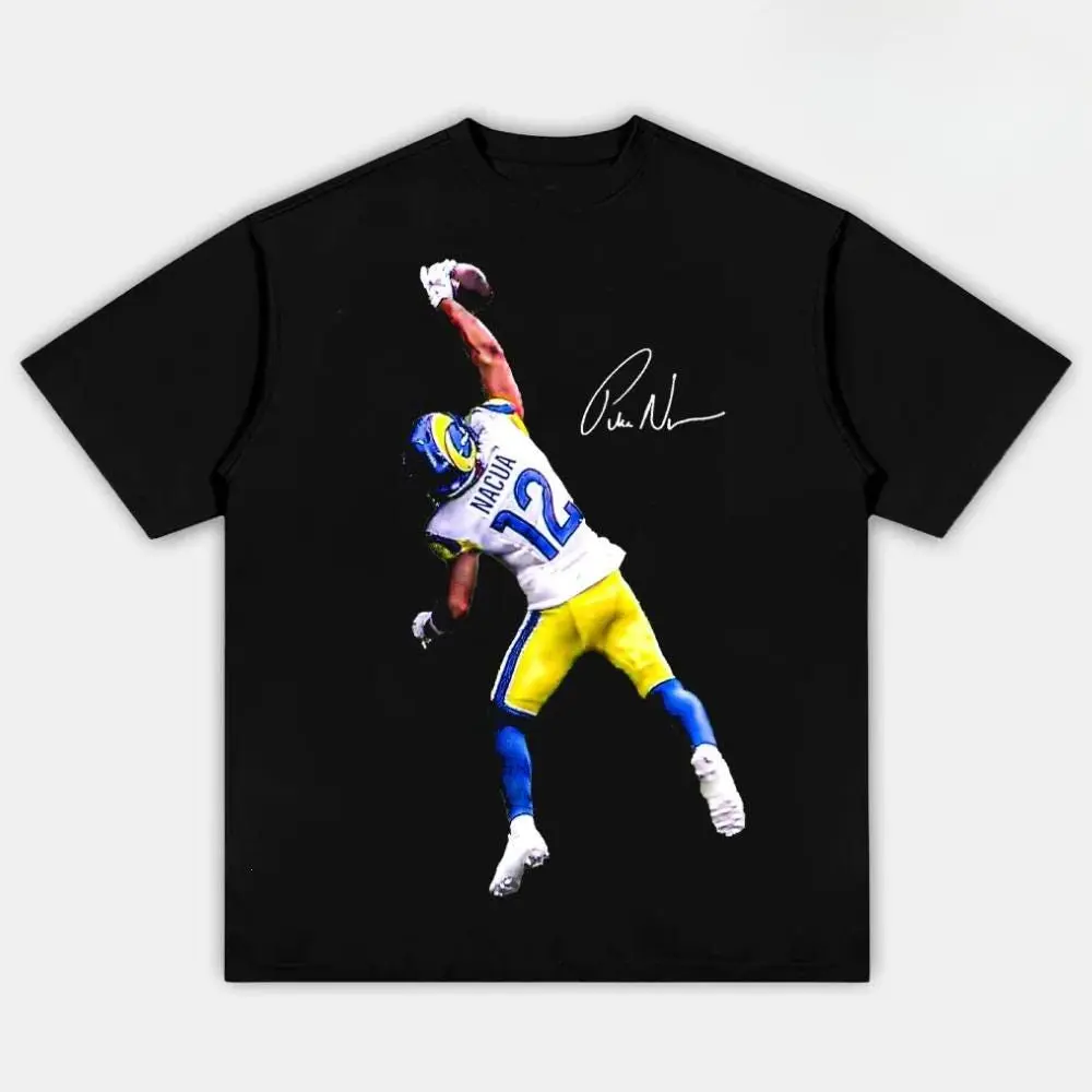 [Sale Up To 50%] Puka Nacua "THE CATCH Los Angeles Football Adult and Youth, Puka Nacua shirt, graphic tees, youth boys clothes, LA Football Tee