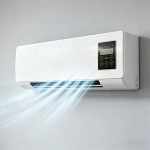 Quiet Wall Mounted Fan Space Saving Design Perfect for Bedroom Sleep & Office Work