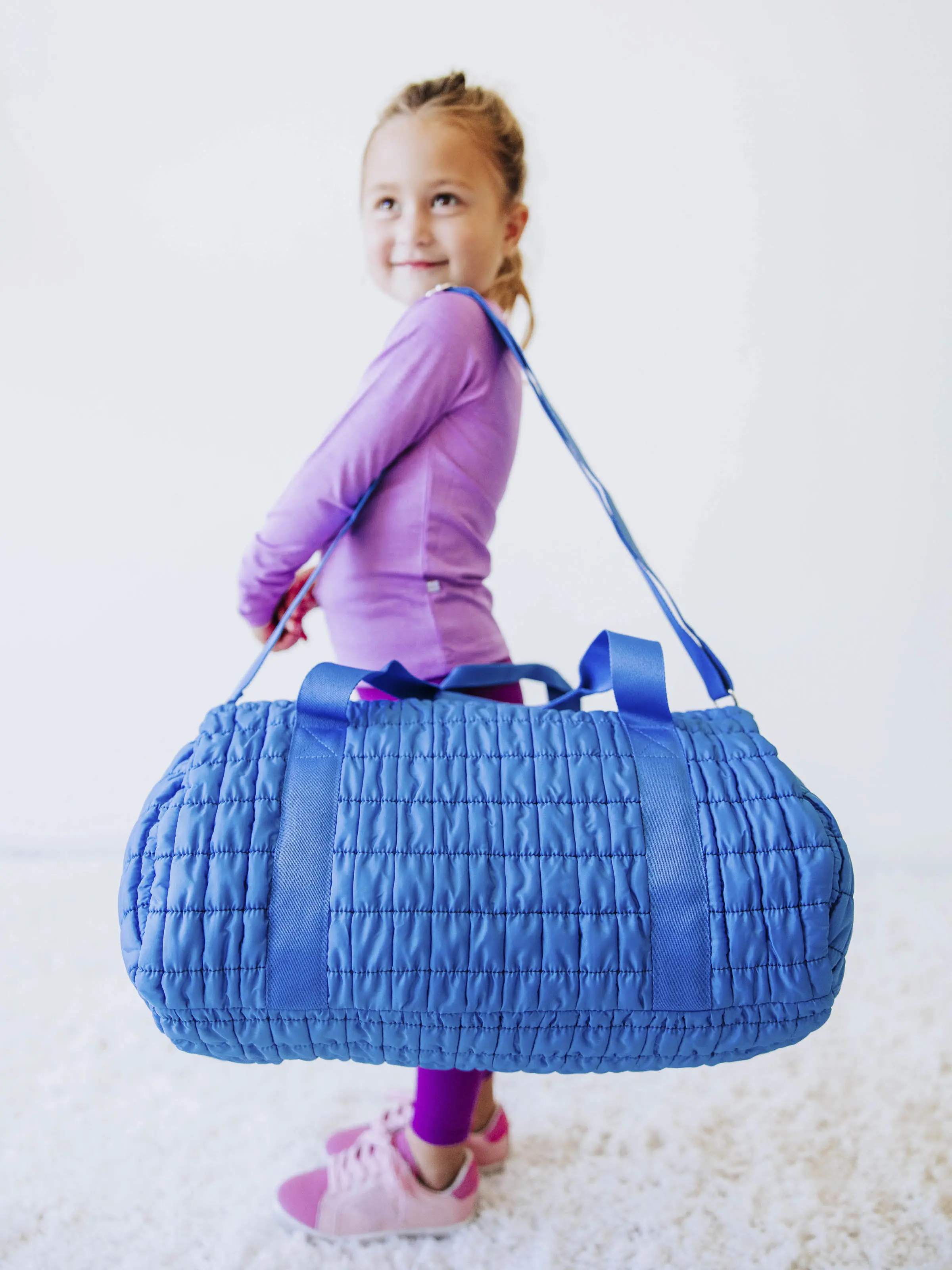 Puffer Duffle - Royal Blue