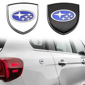 1/2Pcs Car Sticker Shield shape Self-adhesive Decal Decoration Shield Stickers Replacement for Subaru STI Legacy Ascent Forester XV WRX BRZ Impreza Outback Levorg Crosstrek Mpreza