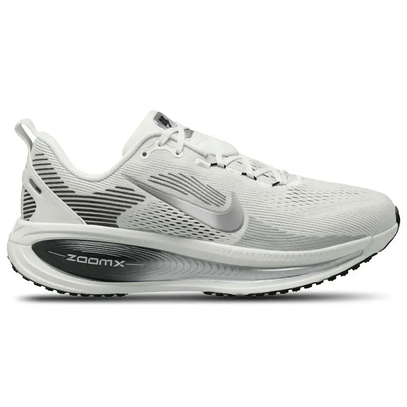 Nike Air Zoom Vomero 18 “Summit White / Black / Silver” Running Shoes – Premium Cushioned Performance Sneakers with Responsive Zoom Air Unit, Breathable Engineered Mesh Upper, Durable Rubber Outsole, and All-Day Comfort for Road Running