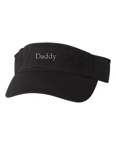 Daddy Embroidered Visor Dad Hat