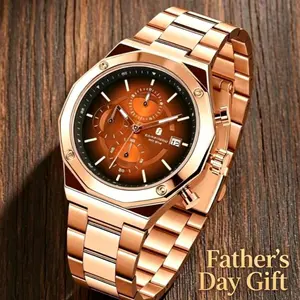 Father's Day Pick  SAPPHERO Waterproof Quartz Watch, Casual & Business Wristwatch for Men