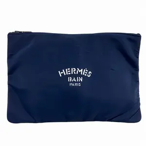 Pre-owned HERMÈS Rubber Tote Bags Hermes Neoban Trousse Flat GM Clutch Bag
