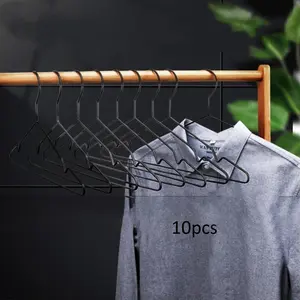 10pcsHanger Widening Non-slip hanger for coats and suits Heavy duty hanger suitable for home closet storage