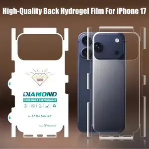 High-Definition Clear Protective Screen Protector Film for iPhone 17 Pro Max & 17 Pro, Full Coverage Anti-Glare Design, Durable Scratch Resistant