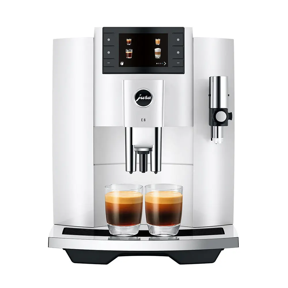 Jura E8 Piano White Coffee Machine 15683 Jura E8 Piano White Coffee Machine 15683