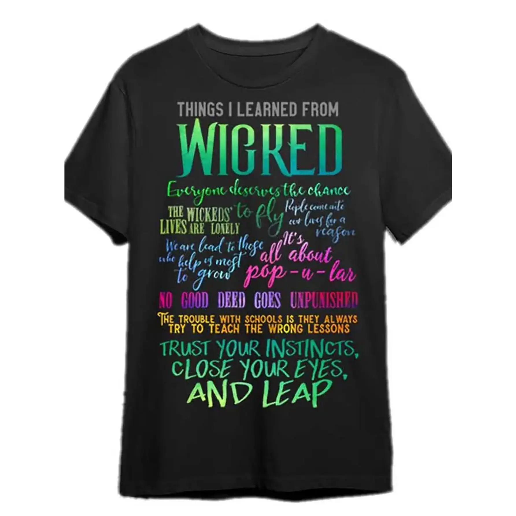 Women's Loose Fit Graphic Tee with 3D Textured Appliqué, Short Sleeve Polyester Knit Streetwear Shirt for Theatre Fans, Basic, Fabric