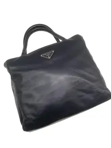 Pre-owned PRADA Black Soft Leather Everyday Tote Bag/WJ04127739/7739