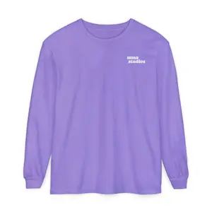 mna studios merch - unisex garment-dyed long sleeve t-Shirt