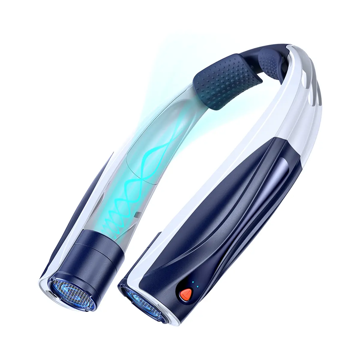 Lepwings Portable Hands-Free Neck Fan - 6000mAh, 6 Adjustable Speeds, Long Battery Life, Ultra-Quiet, No Hair Entangling, Fast Charge Wearable Personal Fan for Outdoor, Indoor Cooling, Adjustable Speeds Fan