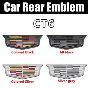 Cadillac Ct6 3D Car Emblem, Front and Rear Universal Replacement, Ct6 Model Exterior Decoration, Multiple Colors Available