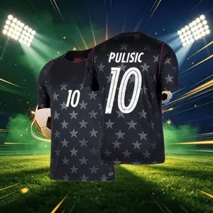 2026 United States NO.10 Pulisic Short Sleeve Soccer Jersey Fans Version Breathable