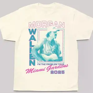 Youth & Adult Wallen Tour Exclusive Miami Gardens Graphic T-Shirt, Country Music Concert Gift, Youth Clothing, Adult Clothing