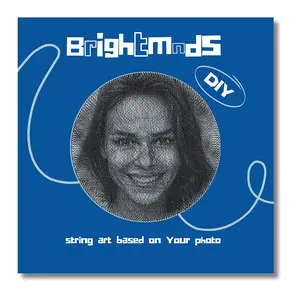 Brightmnds String Art DIY Kit: Turn your favorite photos into captivating string art