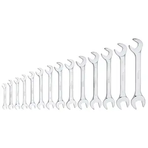 Platinum PLT-99420 14 Piece Metric Full Polished Angle Wrench Set