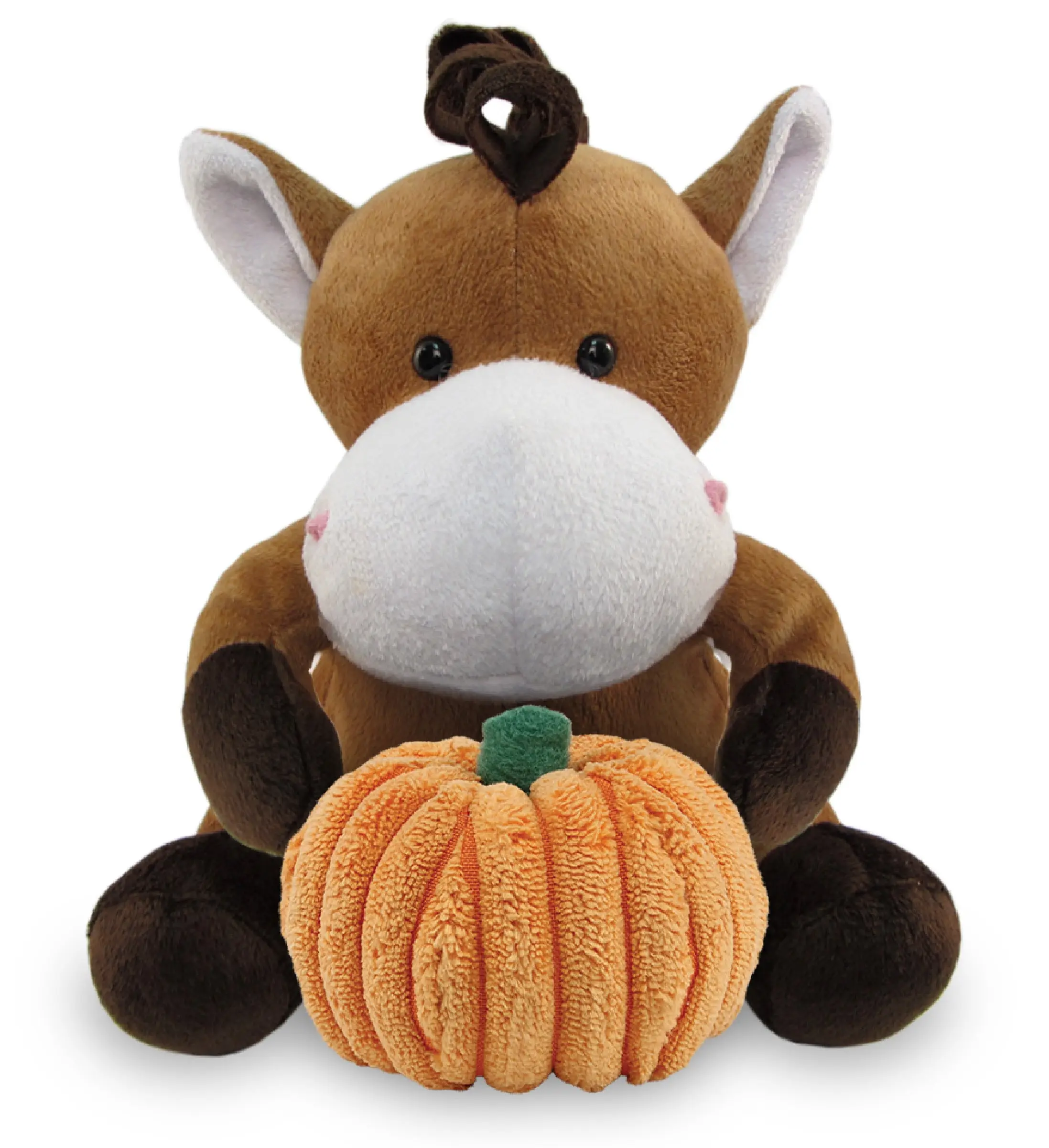 PLUSH PUMPKIN - 6" PLUSH - HORSE