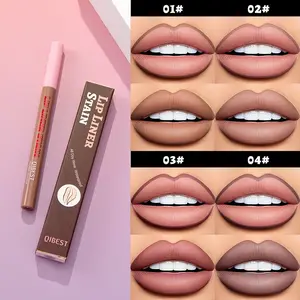 Lipliner Lipstick Combo, Waterproof Natural Color, Enhances Full Lips Shape, Long-Lasting Makeup Essential, Perfect for Daily Use