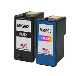 U.S. Remanufactured for Dell Series 9 MK992 Black and Dell MK993 Color Combo Pack