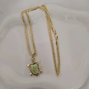 Cadena 193 y dije 646 with Turtle Pendant - Fashion Accessory for Men and Women