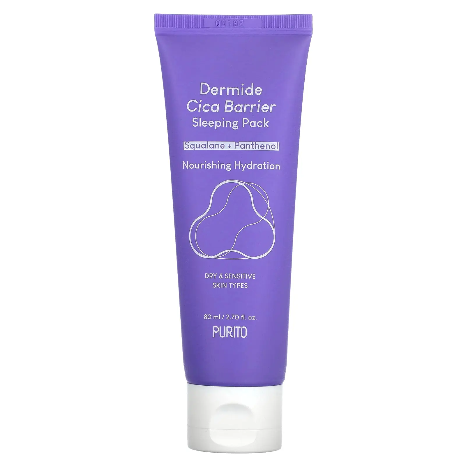Purito Dermide Cica Barrier, Sleeping Pack, 2.70 fl oz (80 ml)