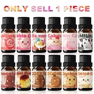 10ML Delicious Essential Oils, Aromatherapy, Wellness, 12 Food Scents, Home Life, Candle Making, Alcohol-Free, Long-Lasting, Humidifier & Diffuser, Massage, Gift