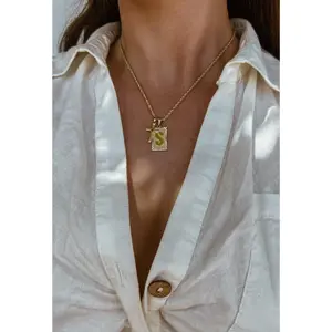 Evangeline Initial Necklace