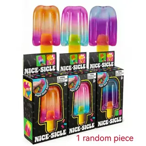 Soft Ice Pop Finger Toy, Realistic Soft Stress Ball Blind Box, Suitable for Children Adults, Anxiety Relief Sensory Toy