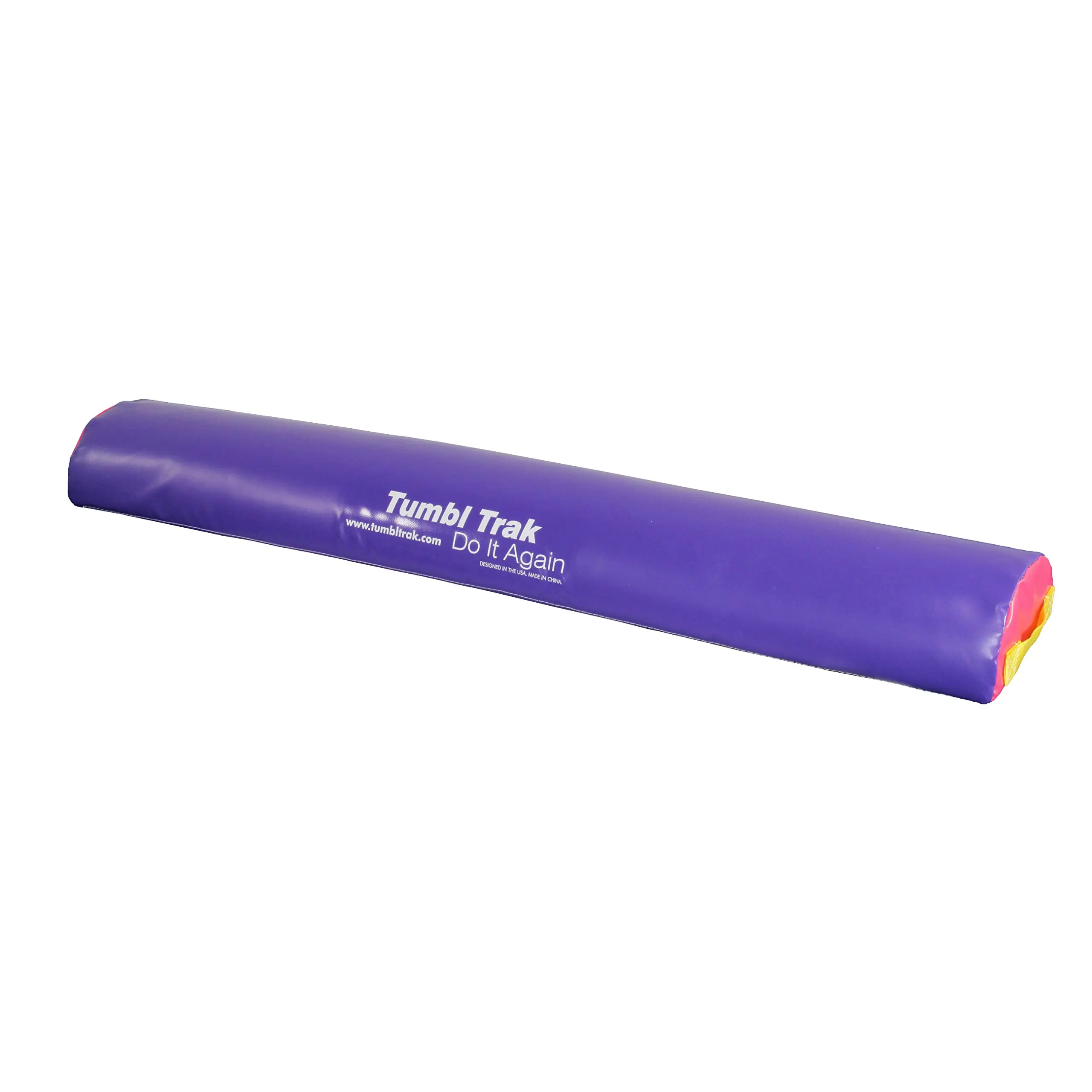 Tumbl Trak Half Rounds Balance Beam, Bright Pastel, 4 Feet