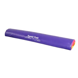 Tumbl Trak Half Rounds Balance Beam, Bright Pastel, 4 Feet