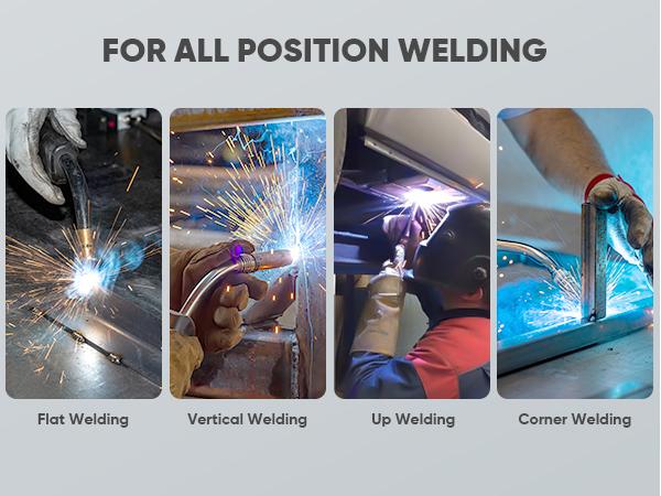 HZXVOGEN Flux Core Welding Wire .030 & .035, E71T-GS Low Splatter 2-Pound Spool Gasless Mild Carbon Steel MIG Welding Wire(2 Pack)